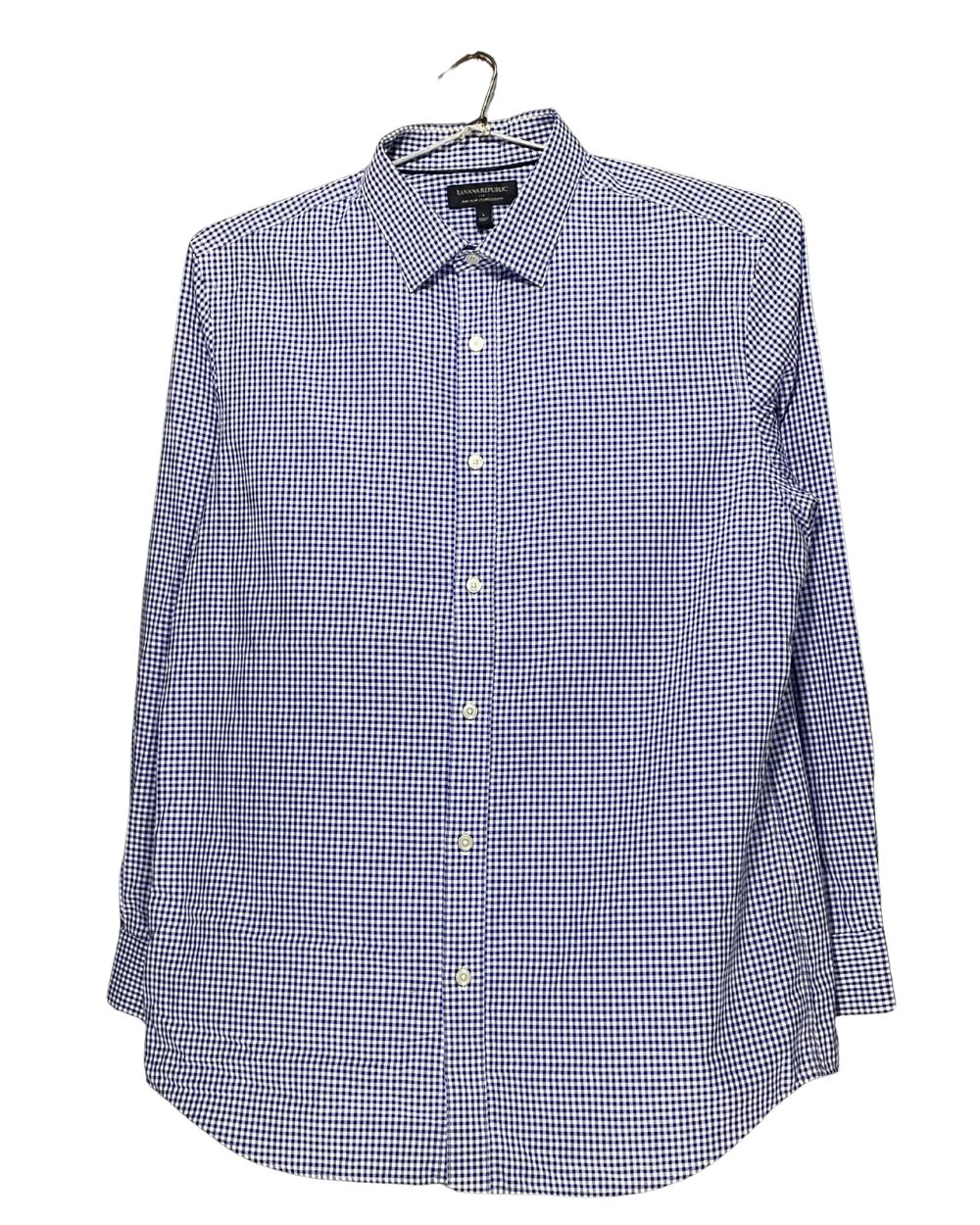 Banana Republic Blue Cotton Shirt For Men Large | Preloved Labels