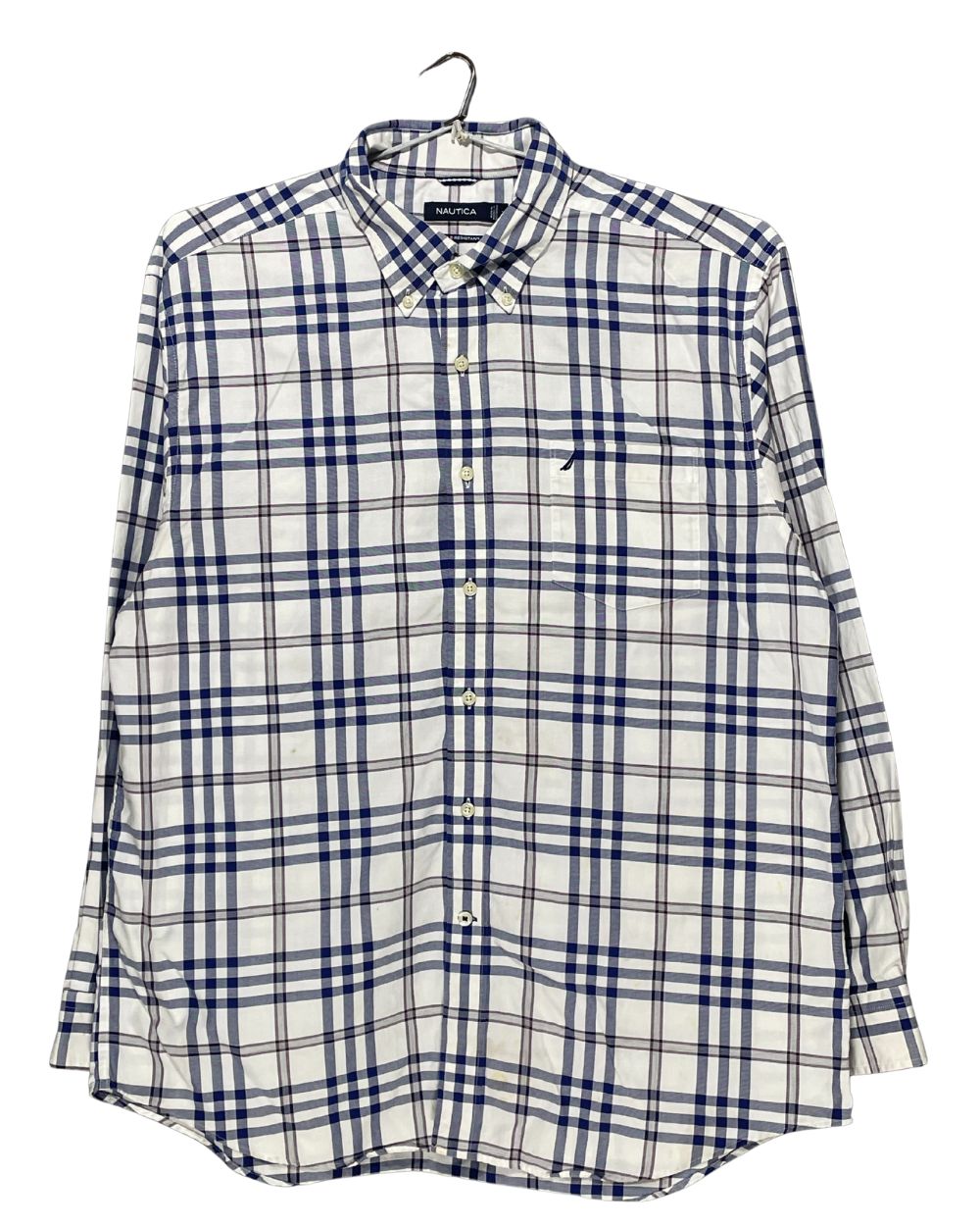 Nautica Gray Cotton Shirt For Men X Large | Preloved Labels
