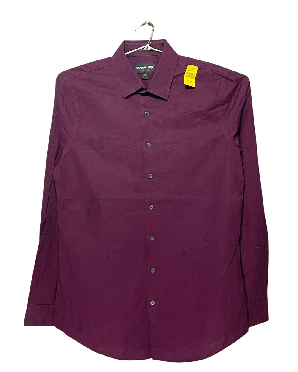 Express Maroon Cotton Shirt For Men Medium | Preloved Labels
