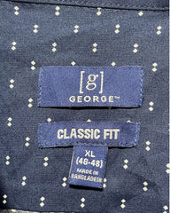 George Blue Cotton Shirt For Men X Large | Preloved Labels