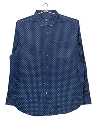 George Blue Cotton Shirt For Men X Large | Preloved Labels