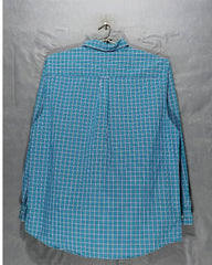 Chaps Blue Cotton Shirt For Men X Large | Preloved Labels