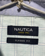 Nautica Green Cotton Shirt For Men Large | Preloved Labels