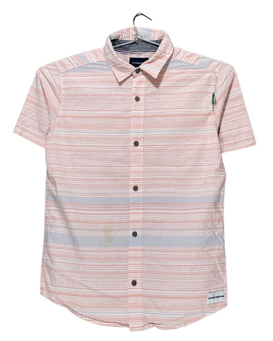 Calvin klein Pitch Cotton Shirt For Men Small | Preloved Labels