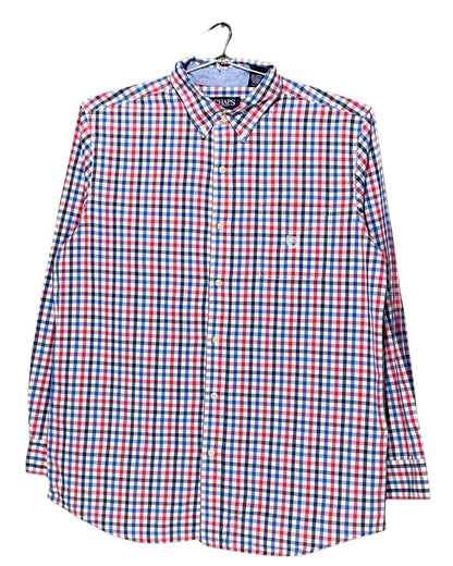 Chaps Multi Cotton Shirt For Men Large | Preloved Labels