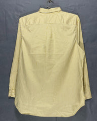 Banana Republic Yellow Cotton Shirt For Men X Large | Preloved Labels