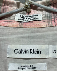 Calvin Klein Pink Cotton Shirt For Men Large | Preloved Labels
