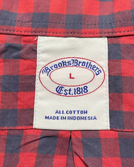 Brooks Brothers Red Cotton Shirt For Men Large | Preloved Labels