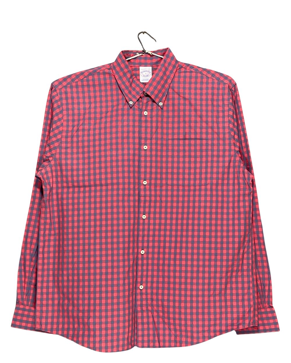 Brooks Brothers Red Cotton Shirt For Men Large | Preloved Labels