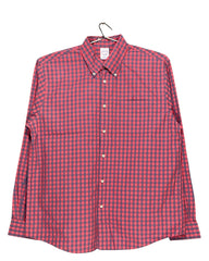 Brooks Brothers Red Cotton Shirt For Men Large | Preloved Labels