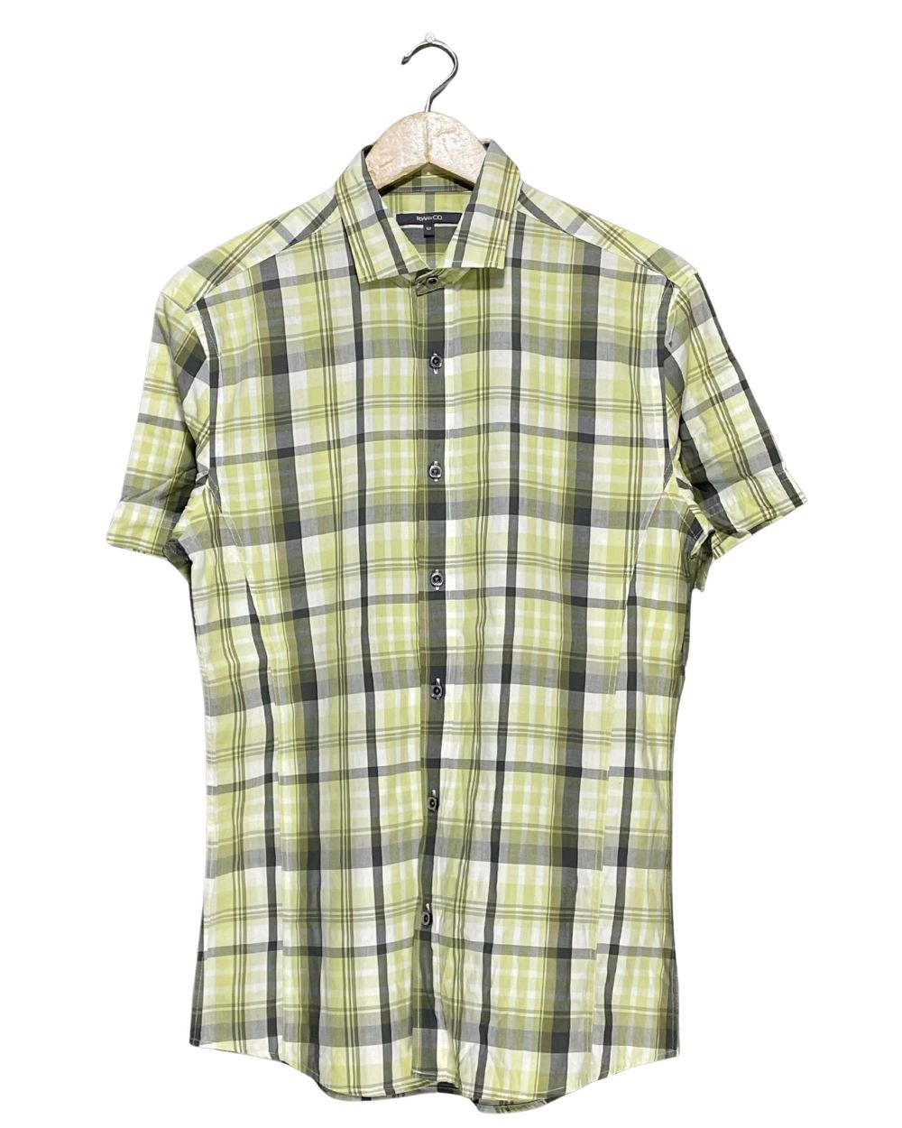 RW&Co. Yellow Cotton Shirt For Men Small | Preloved Labels