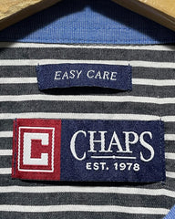 Chaps Black Cotton Shirt For Men Large | Preloved Labels