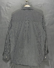 Chaps Black Cotton Shirt For Men Large | Preloved Labels