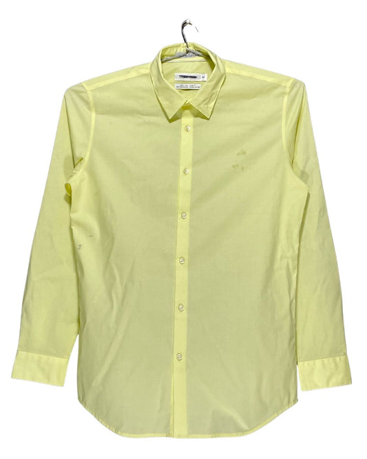 Calvin Klein Yellow Cotton Shirt For Men Small | Preloved Labels