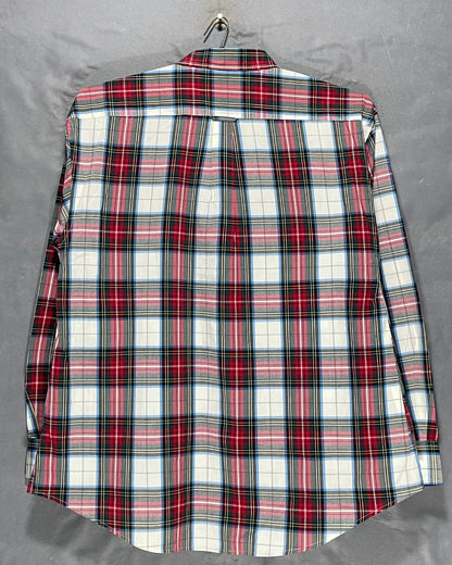Izod Red Cotton Shirt For Men Large | Preloved Labels