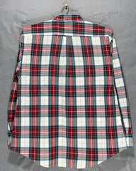 Izod Red Cotton Shirt For Men Large | Preloved Labels