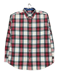 Izod Red Cotton Shirt For Men Large | Preloved Labels