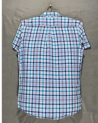 Izod Blue Cotton Shirt For Men Medium | Preloved Labels