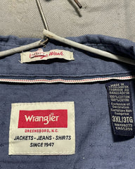 Wrangler Blue Cotton Shirt For Men 3X Large | Preloved Labels