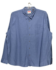 Wrangler Blue Cotton Shirt For Men 3X Large | Preloved Labels