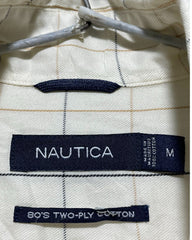 Nautica Off White Cotton Shirt For Men Large | Preloved Labels