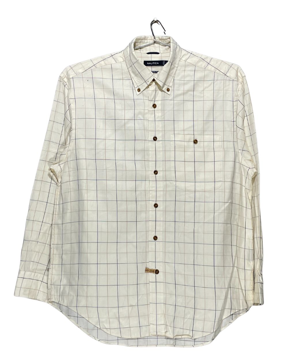 Nautica Off White Cotton Shirt For Men Large | Preloved Labels