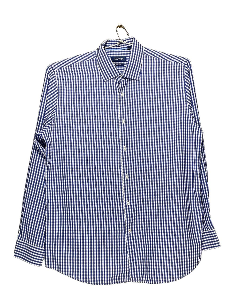 Nautica Blue Cotton Shirt For Men Large | Preloved Labels