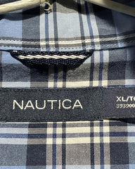 Nautica Blue Cotton Shirt For Men XX Large | Preloved Labels