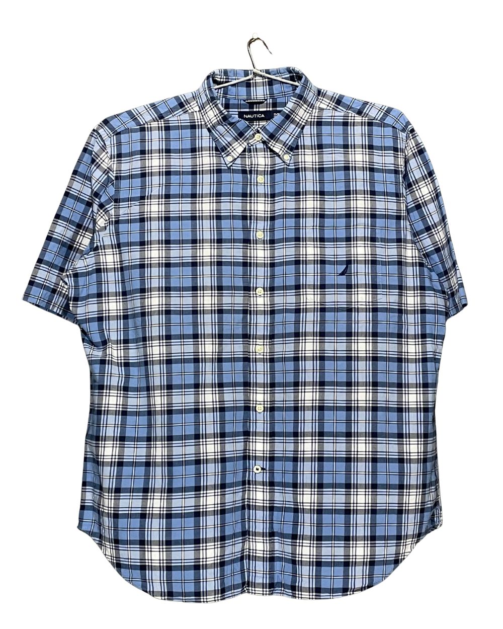 Nautica Blue Cotton Shirt For Men XX Large | Preloved Labels