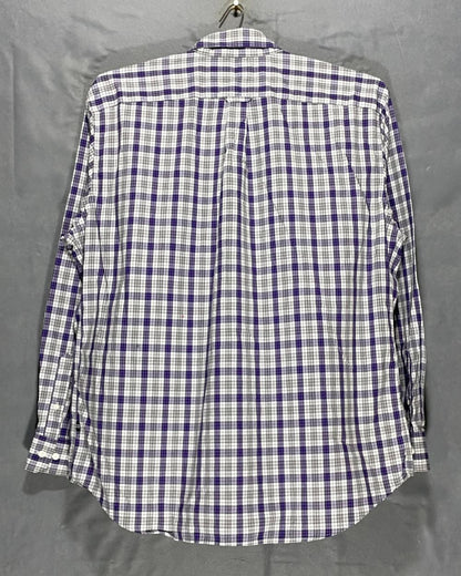 Nautica Purple Cotton Shirt For Men X Large