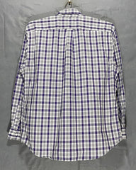 Nautica Purple Cotton Shirt For Men X Large