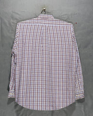 Chaps Multi Cotton Shirt For Men Large
