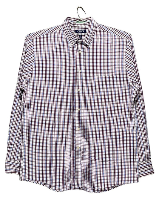 Chaps Multi Cotton Shirt For Men Large