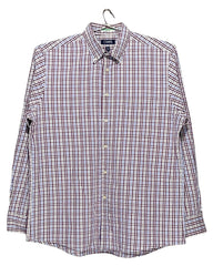 Chaps Multi Cotton Shirt For Men Large