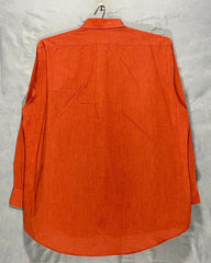 Chaps Orange Cotton Shirt For Men X Large