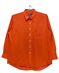 Chaps Orange Cotton Shirt For Men X Large
