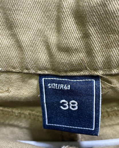 Thrift Hub Khaki Cargo Pants For Men XX Large