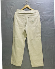 Eddie Bauer Cream Cotton Dress Pant For Men Medium