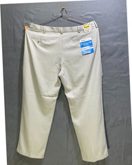 Haggar Cream Cotton Dress Pant For Men X Large
