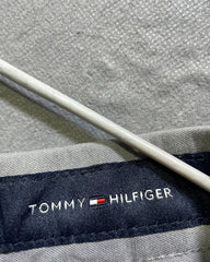 Tommy Hilfiger Gray Cotton Dress Pant For Men Large