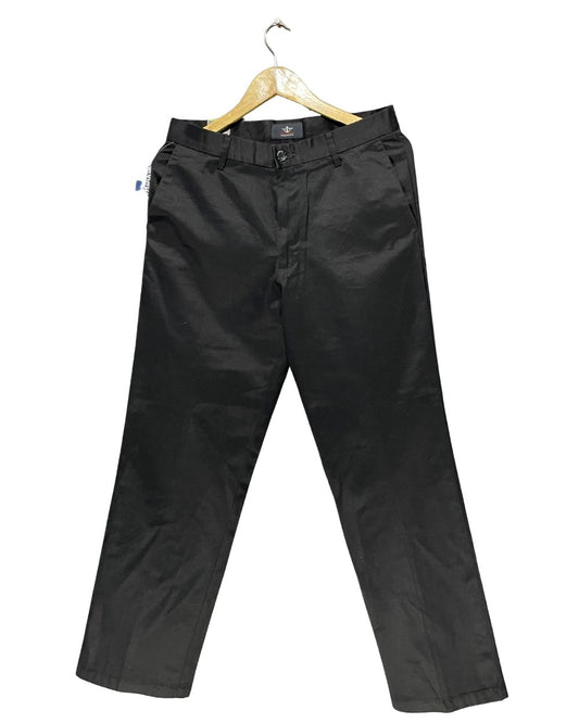 Dockers Black Cotton Dress Pant For Men Medium