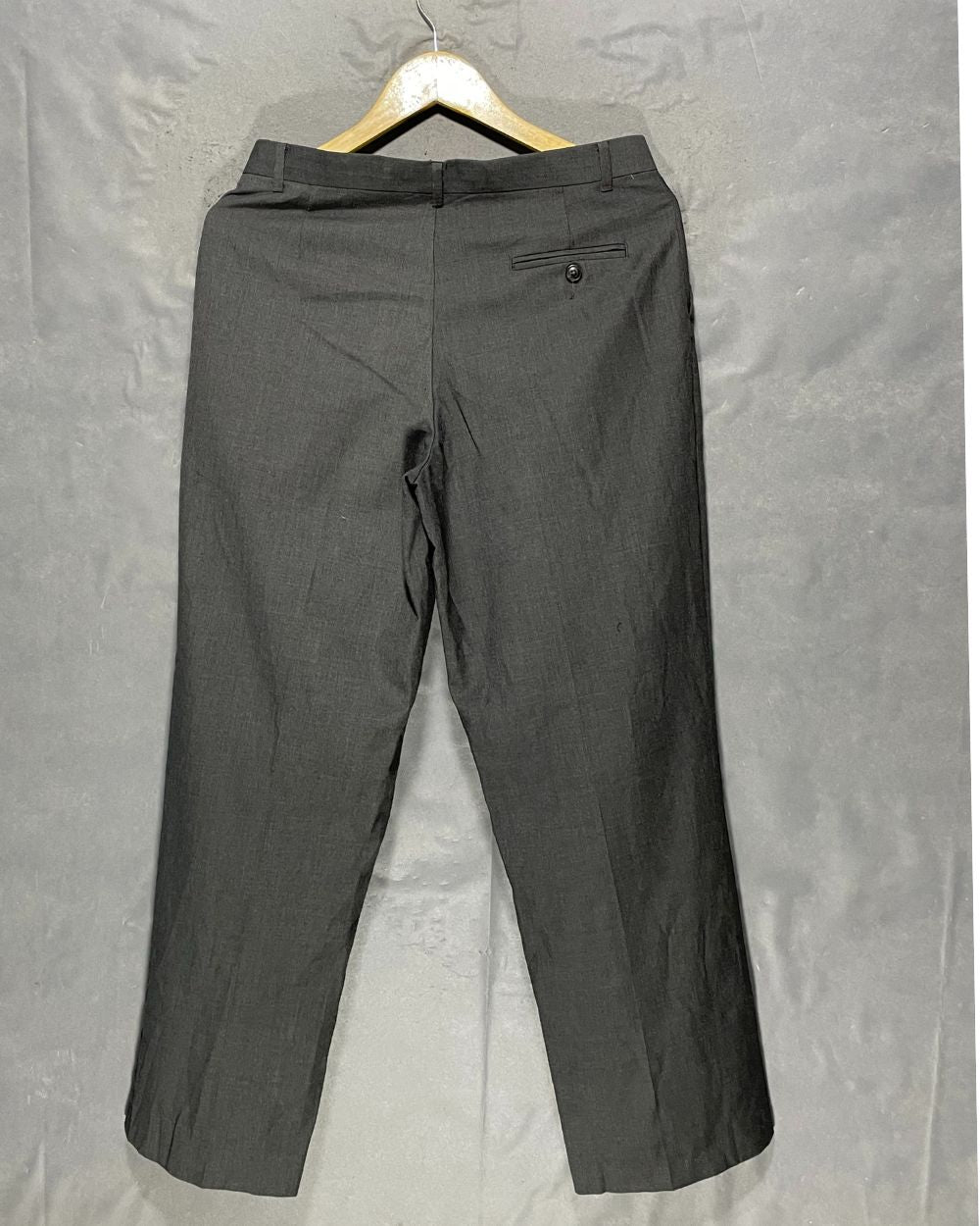 Chaps Gray Cotton Dress Pant For Men Medium