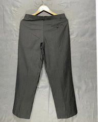 Chaps Gray Cotton Dress Pant For Men Medium