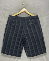 Greg Norman Black Cotton Short For Men Large