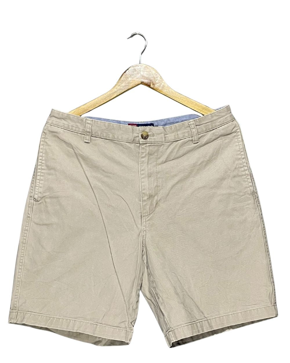 Chaps Cream Cotton Short For Men Medium