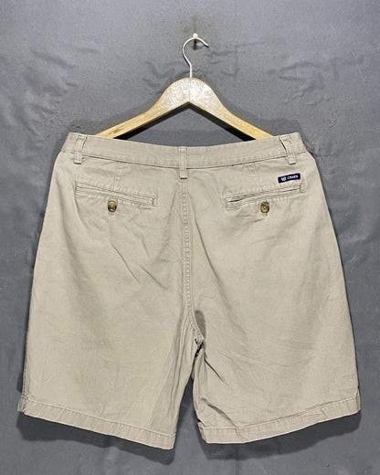 Chaps Cream Cotton Short For Men Medium