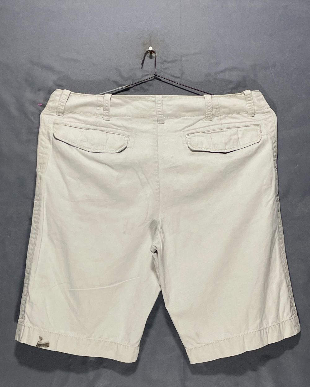 Old Navy Cream Cotton Short For Men X Large