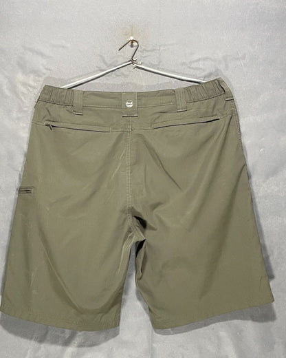 Wrangler Green  Cotton Short For Men X Large