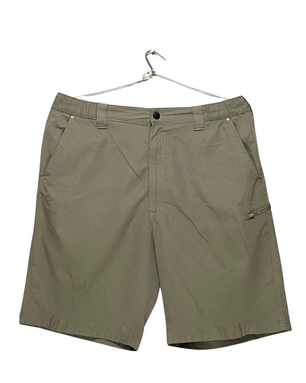 Wrangler Green  Cotton Short For Men X Large
