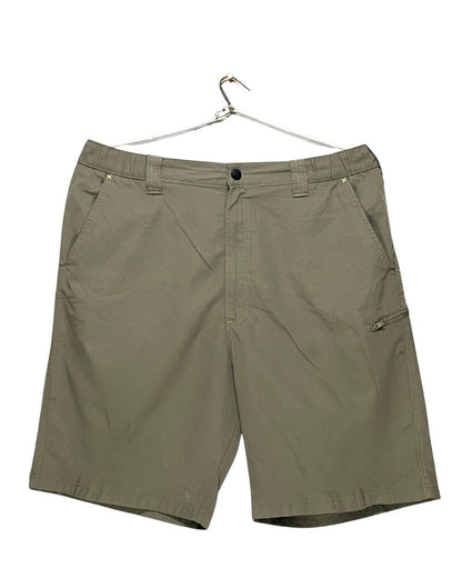 Wrangler Green  Cotton Short For Men X Large
